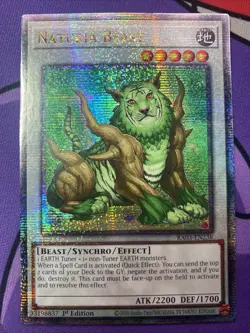 Naturia Beast (Quarter Century Secret Rare) - Quarter Century Bonanza (RA03) LP - Image 1