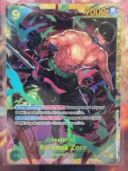 Roronoa Zoro OP06-118 SEC - One Piece TCG - English Card Near-Mint Secret Rare - Image 1