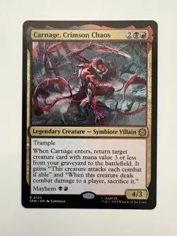 Carnage Crimson Chaos MTG Magic the Gathering Card NM Near Mint SPM - Image 1
