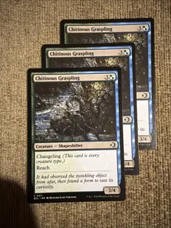 3x Chitinous Graspling Lorwyn Eclipsed - Image 1