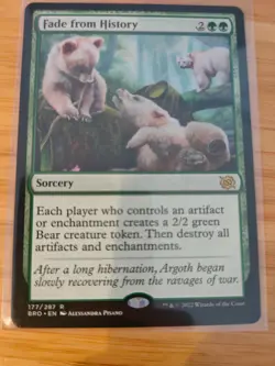 MTG Fade from History 177 The Brothers' War M/NM Free UK P&P - Image 1