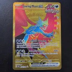 Pokemon TCG - Roaring Moon ex 262/182 - Paradox Rift - Gold Hyper Rare - NM - Image 3