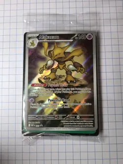 Pokemon TCG Sealed Alakazam Promo 009 : Mega Evolution Promo Holo - Image 2
