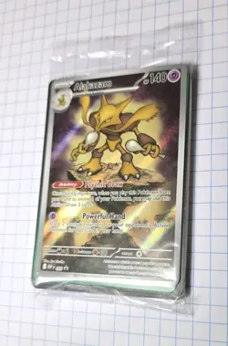 Pokemon TCG Sealed Alakazam Promo 009 : Mega Evolution Promo Holo - Image 5