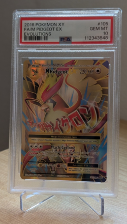 Pokemon - M Pidgeot EX 105/108 | PSA 10 | XY Evolutions 2016 | Holo Full Art - Image 3