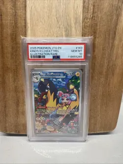 2025 POKEMON JTG EN-JOURNEY TOGETHER ILLUSTRATION RARE IONO'S KILOWATTREL PSA 10 - Image 1