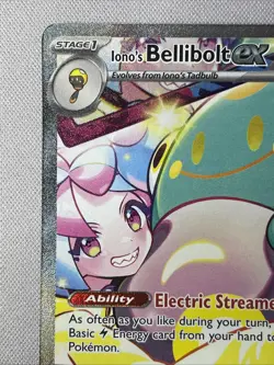 Iono's Bellibolt EX SIR 183/159 SV09 Pokemon TCG Card Journey Together NM - Image 2