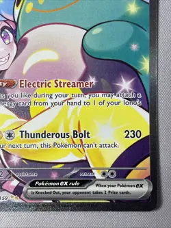 Iono's Bellibolt EX SIR 183/159 SV09 Pokemon TCG Card Journey Together NM - Image 4