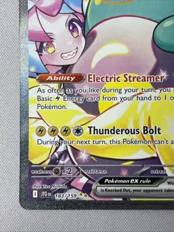 Iono's Bellibolt EX SIR 183/159 SV09 Pokemon TCG Card Journey Together NM - Image 5
