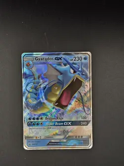 Pokemon Card TCG Gyarados GX SM212 Sun & Moon Promos Black Star Promo Holo Clean - Image 1