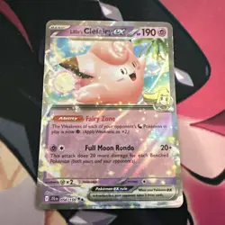 Pokemon TCG Lillie's Clefairy EX Journey Together Double Rare 056/159 Near Mint - Image 1