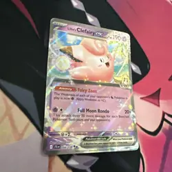 Pokemon TCG Lillie's Clefairy EX Journey Together Double Rare 056/159 Near Mint - Image 2