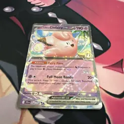 Pokemon TCG Lillie's Clefairy EX Journey Together Double Rare 056/159 Near Mint - Image 3