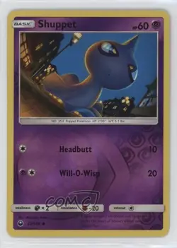Shuppet Reverse Foil Pokemon Sun & Moon Celestial Storm #63 - Image 1