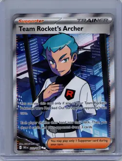 Team Rocket's Archer 223/182 Near Mint Pokemon Card - Image 1