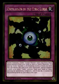 Unification of the Cubic Lords MVP1-ENG45 Dark Side of Dimensions Yu-Gi-Oh NM - Image 1