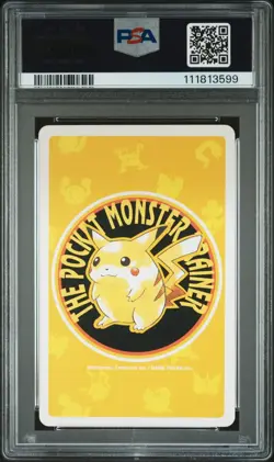 PSA 10 Pikachu Pokemon Yellow Poker/Playing Card Ace of Spades (POP 28) - Image 2
