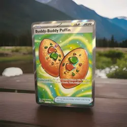 Buddy-Buddy Poffin 167/132 Ultra Rare Trainer Pokemon Card Mega Evolution - Image 1