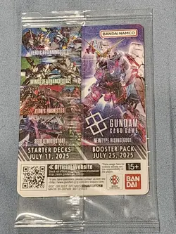 Gundam Card Game EX Base EXBP-003 THE GUNDAM BASE World Tour OSAKA LTD Promo - Image 2