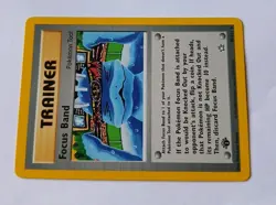 1st Edition Trainer FOCUS BAND 86/111 Neo Genesis Vintage Card NM 🌟Super Clean - Image 2