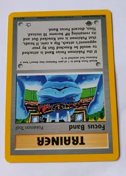 1st Edition Trainer FOCUS BAND 86/111 Neo Genesis Vintage Card NM 🌟Super Clean - Image 3