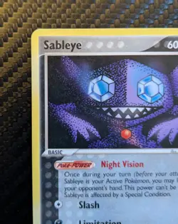 Sableye 23/107 Deoxys Regular Pokemon TCG LP Excellent Condition 2005 Vintage - Image 2