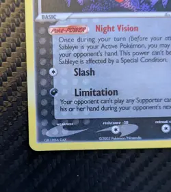 Sableye 23/107 Deoxys Regular Pokemon TCG LP Excellent Condition 2005 Vintage - Image 5