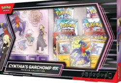 Pokemon TCG Cynthia’s Garchomp ex Premium Collection box Factory Sealed - Image 1
