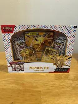 Pokemon TCG Scarlet & Violet 151 Zapdos EX Collection Box Sealed - Image 1