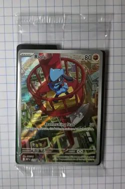 Pokemon TCG Riolu 010 ETB Promo Mega Evolutions Sealed Black Star Promo - Image 5
