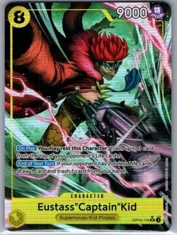 Eustass"Captain"Kid (Alt Art) OP10-112 English Royal Blood - One Piece Card - NM - Image 1