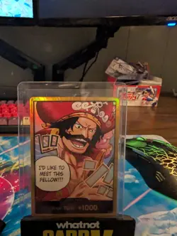 One Piece OP13 EN Alternate Art Gold Don!! Card Gol.D.Roger - Image 1