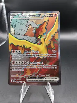 Pokemon Card Team Rocket’s Moltres EX 208/182 Destined Rivals Near Mint - Image 1