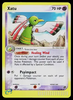 Pokemon Card - Xatu Sandstorm 55/100 Uncommon Reverse Holo - Image 1