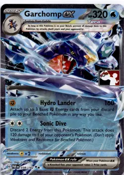 Garchomp ex 038/182 Prize Pack Series Cards Holo - Image 1