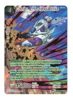 Dragonball Card - (NM) Cooler, Effortless Strike BT13-073 SPR Gold Foil - Bandai - Image 1