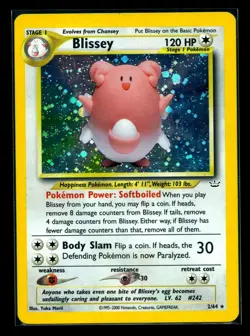Blissey - 2/64 - Pokemon Neo Revelation Unlimited Holo Rare Card WOTC LP - Image 1