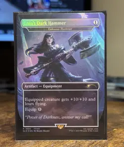 Gaia's Dark Hammer - Colossus Hammer (Rainbow Foil) Secret Lair Drop Foil - Image 1