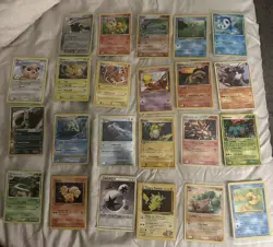 Pokemon TCG Mixed Card Lot 22 Cards Raichu Pachirisu Typhlosion Venusaur - Image 1