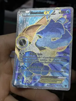 Blastoise EX 142/146 XY Base Set 2014 Full Art Holo Rare Pokemon Card TCG - Image 5