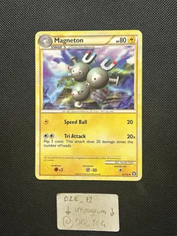 Pokemon HGSS Truimphant - Magneton - Non Holo Uncommon - 43/102 - NM - Image 1