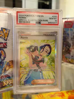 2024 Perrin PSA 10 Special illustration Rare 220/167 Twilight Masquerade Pokemon - Image 1