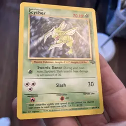 Pokemon TCG Jungle Scyther 26/64 Non-Holo Rare Unlimited LP - Image 3