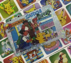 Pokemon Charizard Vintage Pocket Monsters Vending HOLO Prism Sticker 99 Nintendo - Image 1