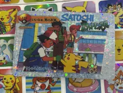 Pokemon Charizard Vintage Pocket Monsters Vending HOLO Prism Sticker 99 Nintendo - Image 2