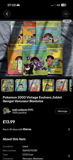 Pokemon Action Flipz Series One Folder 17 Flipz + Pokemon Evolvers - Image 2