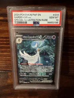 Pokemon TCG Gardevoir ex 233/091 SV: Paldean Fates Illustration Rare Holo PSA 10 - Image 1