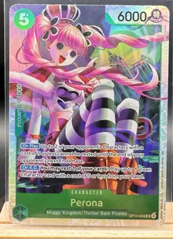 Perona OP14-033 SR The Azure Sea's Seven One Piece English NM - Image 1