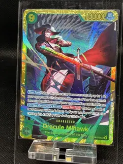 One Piece TCG The Azure Sea’s Seven Dracule Mihawk OP14-119 SEC English NM - Image 1