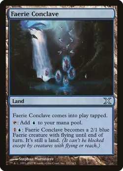 Faerie Conclave 10th Edition Magic The Gathering MTG Card - Image 1